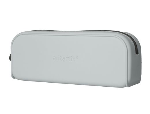 Estuche portatodo antartik prisma silicona soft rectangular 185x50x75 mm gris
