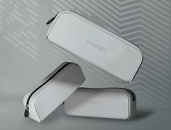 Estuche portatodo antartik prisma silicona soft rectangular 185x50x75 mm gris