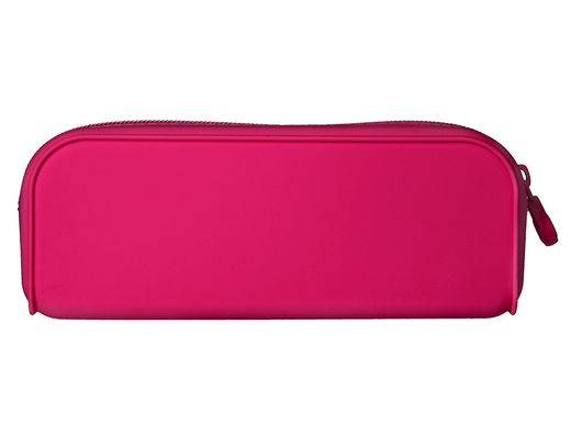 Estuche portatodo antartik prisma silicona soft rectangular 185x50x75 mm rosa fucsia