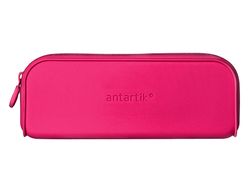 Estuche portatodo antartik prisma silicona soft rectangular 185x50x75 mm rosa fucsia