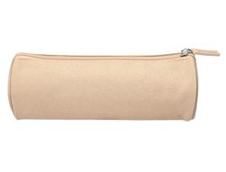 Estuche portatodo liderpapel classic cilindrico ancho 210x70mm crema
