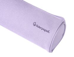 Estuche portatodo liderpapel classic cilindrico ancho 210x70mm lila