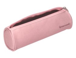 Estuche portatodo liderpapel classic cilindrico ancho 210x70mm rosa