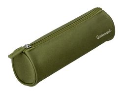 Estuche portatodo liderpapel classic cilindrico ancho 210x70mm verde militar