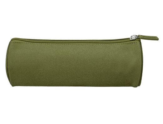 Estuche portatodo liderpapel classic cilindrico ancho 210x70mm verde militar