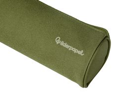 Estuche portatodo liderpapel classic cilindrico ancho 210x70mm verde militar