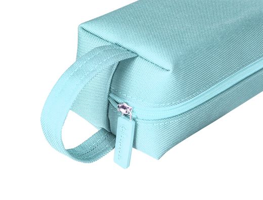 Estuche portatodo liderpapel classic rectangular con asa 210x70mm azul celeste
