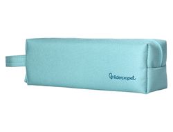 Estuche portatodo liderpapel classic rectangular con asa 210x70mm azul celeste