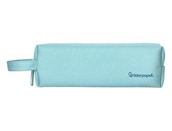 Estuche portatodo liderpapel classic rectangular con asa 210x70mm azul celeste
