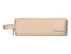 Estuche portatodo liderpapel classic rectangular con asa 210x70mm crema