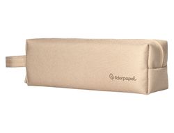 Estuche portatodo liderpapel classic rectangular con asa 210x70mm crema