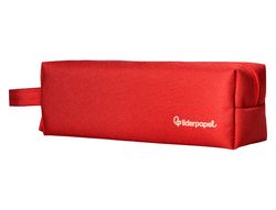Estuche portatodo liderpapel classic rectangular con asa 210x70mm rojo