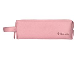 Estuche portatodo liderpapel classic rectangular con asa 210x70mm rosa