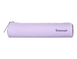 Estuche portatodo liderpapel slim cilindrico 220x45mm lila