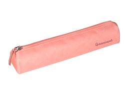Estuche portatodo liderpapel slim cilindrico 220x45mm rosa