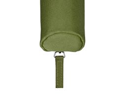 Estuche portatodo liderpapel slim cilindrico 220x45mm verde militar