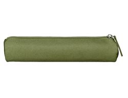 Estuche portatodo liderpapel slim cilindrico 220x45mm verde militar