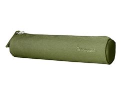Estuche portatodo liderpapel slim cilindrico 220x45mm verde militar