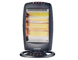 Estufa de cuarzo blaupunkt 1200w tres niveles potencia funcion oscilante color negro