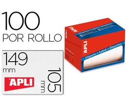 Etiqueta Adhesiva Apli 1706 Tamaño 105X149 mm en Rollo de 100 Unidades