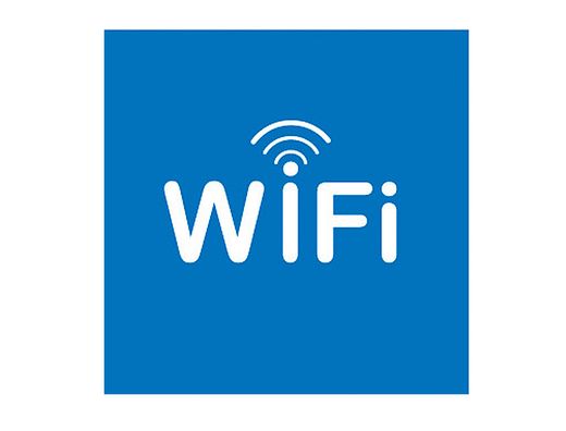 Etiqueta Adhesiva Apli de Señalizacion Simbolo Wifi 114X114 Mm