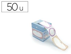 Etiqueta adhesiva avery removible para frascos regalos y decoraciones 6 modelos 2 medidas pack de 50