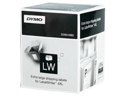Etiqueta adhesiva dymo labelwriter para envio 104x159 mm blanca para impresoras 4xl/5xl rollo de 220 unidades