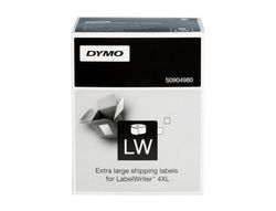 Etiqueta adhesiva dymo labelwriter para envio 104x159 mm blanca para impresoras 4xl/5xl rollo de 220 unidades