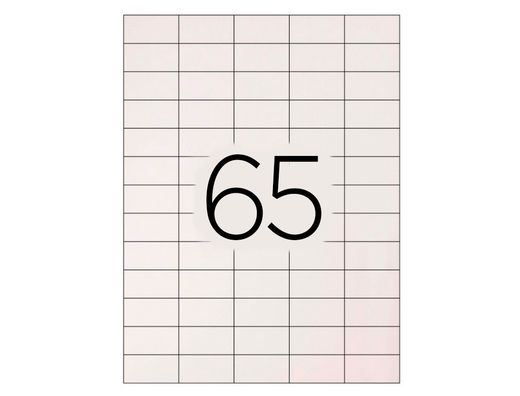 Etiqueta Adhesiva Q-Connect Kf01581 Tamaño 38,1X21,2Mm Fotocopiadora Laser Ink-Jet Caja con 100 Hojas Din A4