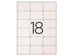 Etiqueta Adhesiva Q-Connect Kf01583 Tamaño 66X45,6 mm Fotocopiadora Laser Ink-Jet Caja con 100 Hojas Din A4