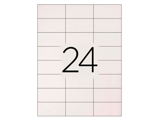 Etiqueta Adhesiva Q-Connect Kf10645 -Tamaño 70X35 mm Fotocopiadora Laser Ink-Jet Caja con 100 Hojas Din A4