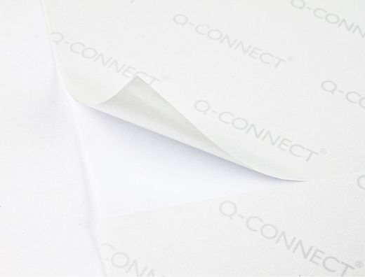 Etiqueta Adhesiva Q-Connect Kf10645 -Tamaño 70X35 mm Fotocopiadora Laser Ink-Jet Caja con 100 Hojas Din A4