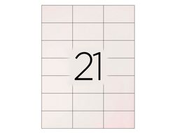 Etiqueta Adhesiva Q-Connect Kf10648 Tamaño 70X42 mm Fotocopiadora Laser Ink-Jet Caja con 100 Hojas Din A4