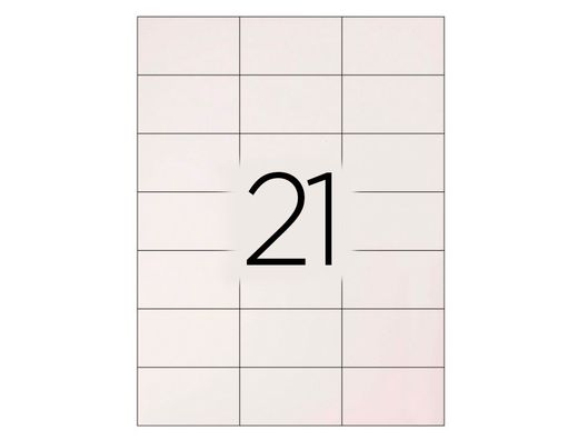 Etiqueta Adhesiva Q-Connect Kf10648 Tamaño 70X42 mm Fotocopiadora Laser Ink-Jet Caja con 100 Hojas Din A4