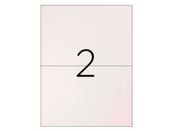 Etiqueta Adhesiva Q-Connect Kf10662 Tamaño 210X148,5 mm Fotocopiadora Laser Ink-Jet Caja con 100 Hojas Din A4