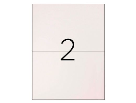 Etiqueta Adhesiva Q-Connect Kf10662 Tamaño 210X148,5 mm Fotocopiadora Laser Ink-Jet Caja con 100 Hojas Din A4