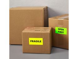 Etiqueta adhesiva tico amarill o fluorescentes permanente fsclaser/inkjet/fotocopia 99,1x67,7 mm caja de 560 unidades