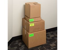 Etiqueta adhesiva tico amarill o fluorescentes permanente fsclaser/inkjet/fotocopia 99,1x67,7 mm caja de 560 unidades