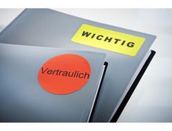 Etiqueta adhesiva tico amarill o fluorescentes permanente fsclaser/inkjet/fotocopia 99,1x67,7 mm caja de 560 unidades