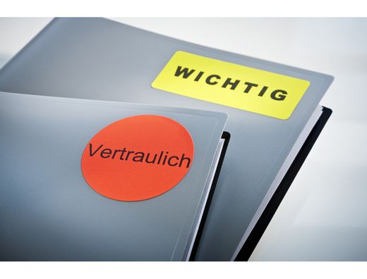 Etiqueta adhesiva tico amarill o fluorescentes permanente fsclaser/inkjet/fotocopia 99,1x67,7 mm caja de 560 unidades