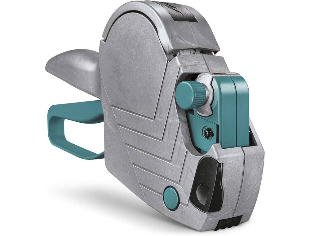 Etiquetadora meto basic s 822 starter kit 1 rodillo 8 caracteres alfanumericos para etiquetas 22x12 mm