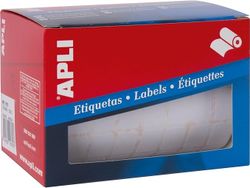 ETIQUETAS ADH.MANUALES ROLLO APLI BLANCAS C.ROMOS 12x18 mm 5.600 uds. (01679)