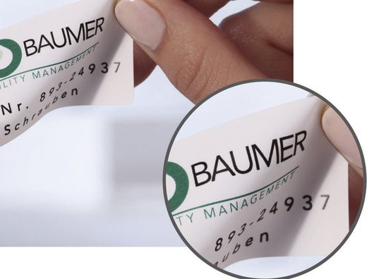 Etiquetas Avery poliéster 63,5 x 33,9 mm. blanco (20 hojas)