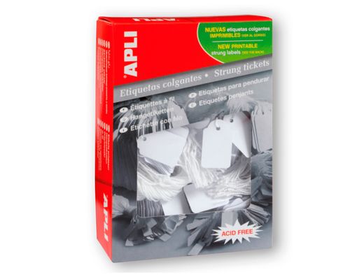 Etiquetas Colgantes 395 45 X 65 mm -Caja de 400