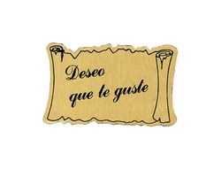 Etiquetas Felicidades -Deseo Que Te Guste -Rollo de 450 Etiquetas