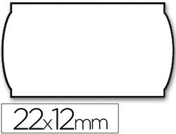 Etiquetas Meto Onduladas 22 X 12 mm Lisa Removible Bl. -Rollo 1500 Etiquetas