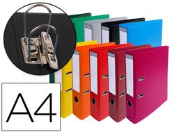 EXACOMPTA 10 Archivadores palanca A4 70mm Colores surtidos intensos 53074E
