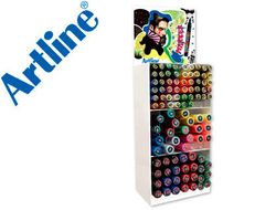 Expositor Artline Poster Marker 96 Uds Colores Surtidos - 51 Uds 2 mm 29 Uds 6 mm 16 Uds 12 Mm