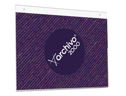 Expositor mural archivo 2000 con taladros ultra transparente din a4 horizontal 300x235 mm