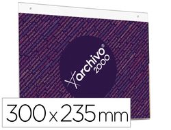 Expositor mural archivo 2000 con taladros ultra transparente din a4 horizontal 300x235 mm